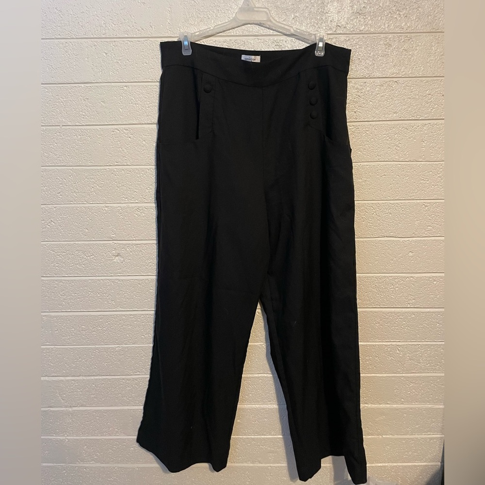 Unique Vintage Button Front Pants